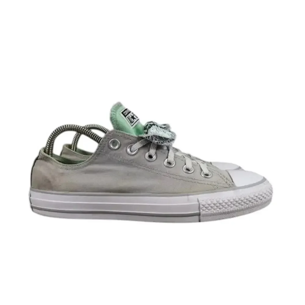 Converse Shoes Womens 8 Sneakers Chuck Taylor All Star Double Tongue Canvas Grey